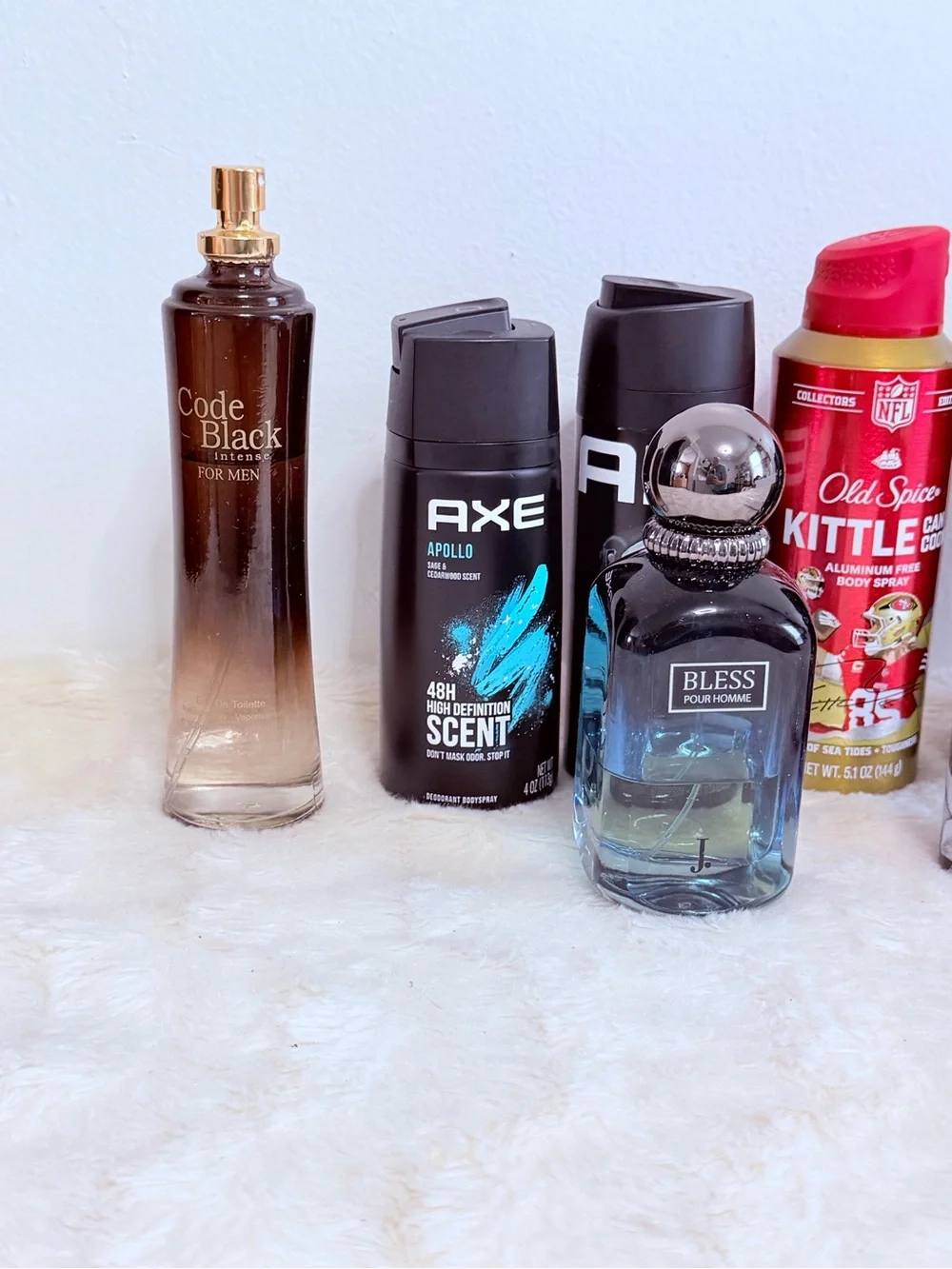 Apollo Black Deodorant Body Spray - Black/Blue